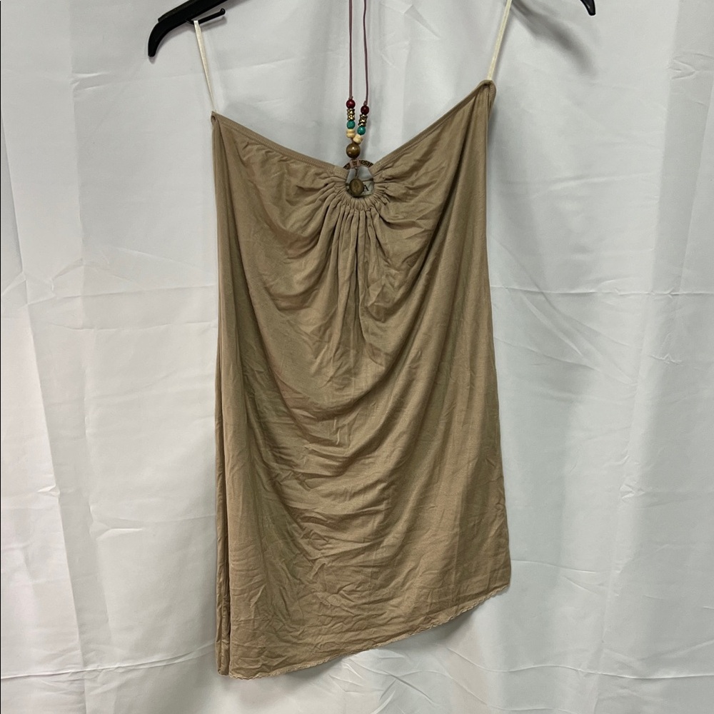 Chic Tan Mini Skirt